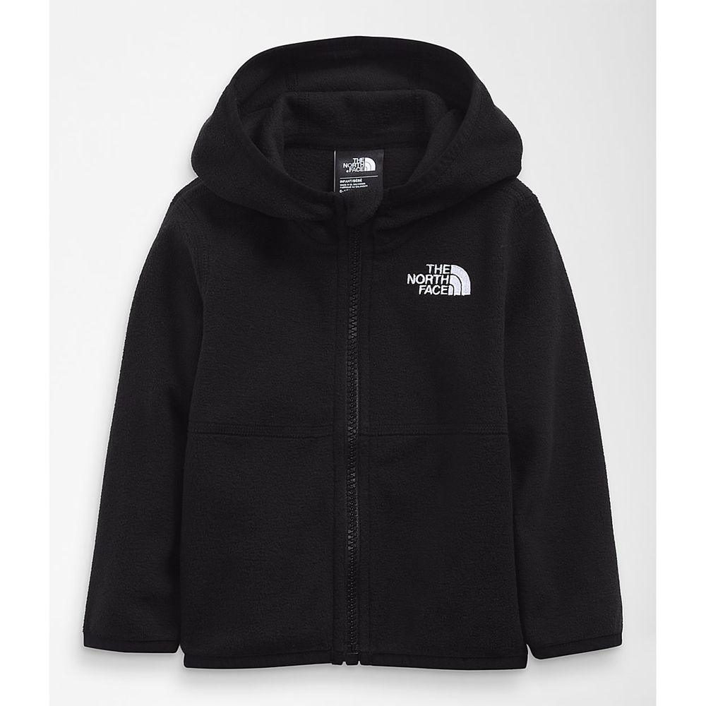 The North Face Glacier Full Zip Μωρό Φούτερ Hoodie - Μαυρα (TBGU94750)